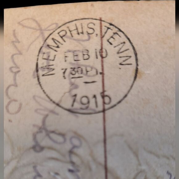 Antique (1915) Embossed Postcard Memphis - Picture 3 of 5